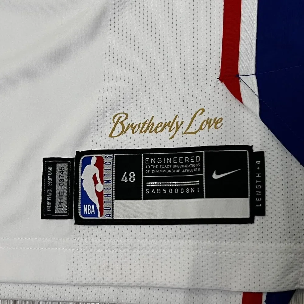 2020-21 Nike Philadelphia 76ers Team Player Game Issued Jersey Terrance Ferguson
